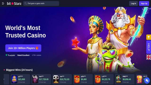 BitStarz casino screenshot